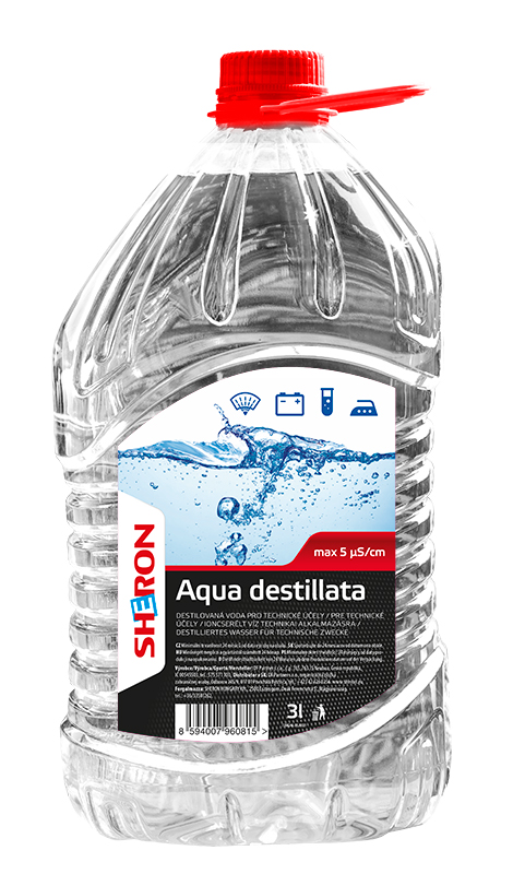 AQUA Destillata 3 lt PET - výprodej